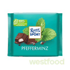 Шоколад Ritter Sport Pfefferminz 100г