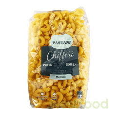 Макарони Pastani 500г Chifferi Ріжки /уп.12шт/
