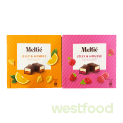 Цукерки Пташине молоко+Жeлe Meltie Jelly&Mousse 400г в асорт./уп.12шт/