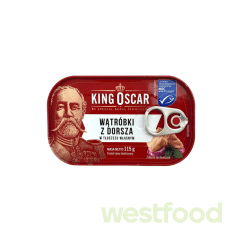 Печінка тріски King Osсar 115г /уп.12шт/