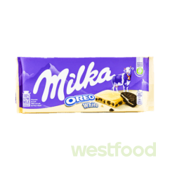 Шоколад Milka 100г Oreo White /в уп.22шт/