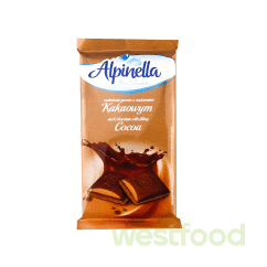 Шоколад Alpinella Шоколадна начинка 100г /в уп.19шт/