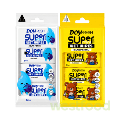 Серветки вологі DoyFresh дитячі 8*8шт в асорт