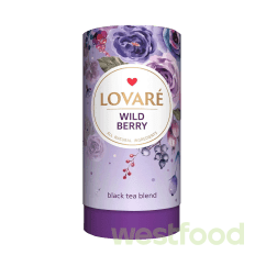 Чай LOVARE Тубус 80г Дика ягода /уп.10шт/