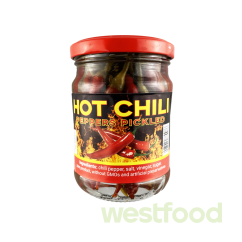 Перець стручковий гострий Hot Chili 200г(390), скло /уп.23шт/