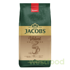 Кава в зернах Jacobs Velvet Gold Crema 1кг /уп.4шт/