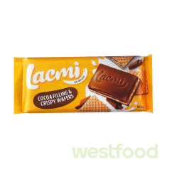 Шоколад Lacmi CocoaFilling&CrispyWafers шок..нач,вафл 90г /уп.18шт/