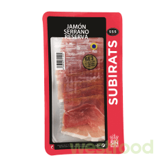 Хамон Subirats JAMON SERRANO нарізка 70 г /уп.25шт/