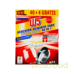 Таблетки для посудом.машини W5 Multi-Active 44шт/в уп 14шт/
