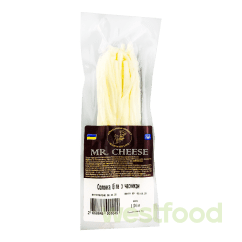 Прод.сирн.Сулугуні Соломка Біла Часник Mr.Cheese