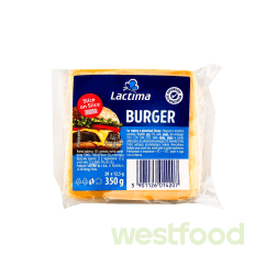 Сир тостовий 350г Lactima Burger /уп.6шт/