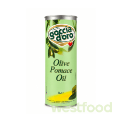 Олія 1л оливкова (ж/б) Goccia d'oro Pomace /в уп.6шт/