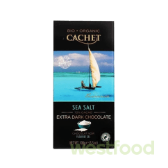 Шоколад Cachet 90г Organic Extra Dark 72% Sea Salt/в уп.12шт/