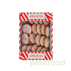 Печиво Деліція 300г у молочн.глазурі зі см.Вишні