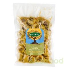 Оливки Калімера Гриль в маринаді б/к Supper Mammoth 200г пакет