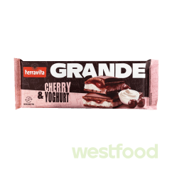 Шоколад Terravita 235г Вишня/йогурт /в уп.9шт/