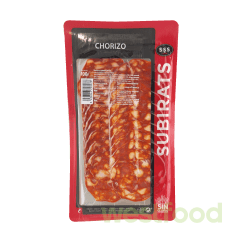 Салямі Subirats Chorizo 100г нарізка /в уп.15шт/