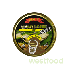 Шпроти в олії M&K 240г /в уп.24шт/