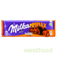 Шоколад Milka 250г Bubbly Caramel /в уп.10шт/