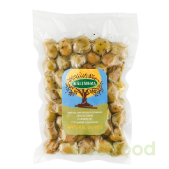 Оливки Калімера Мікс з перчиками в пікант.марин.Наполі 250г пакет