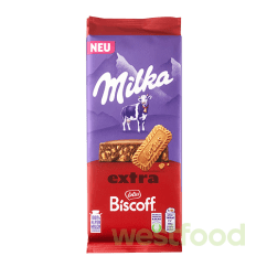 Шоколад Milka 190г Biscoff /в уп.15шт/