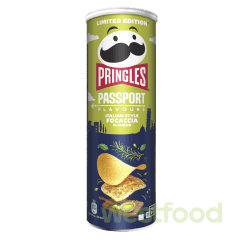 Чіпси Pringles 165г PASS Italian style Focaccia /в уп.19шт/
