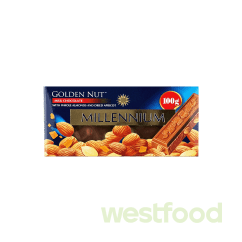 Шоколад Millennium Gold 100г мол.мигдаль та курага /уп.25шт/