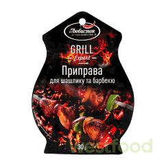 Приправа Любисток GRILL для Шашлику та барбекю 30г /уп.20шт/