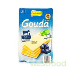 Сирн.нарізка Leckerrom 400г Gouda