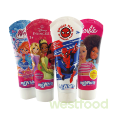 Зубна паста Mr.White 75мл дитяча в асорт./в уп.12шт/