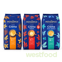 Кава в зернах Movenpick Caffe Crema 1кг в асорт./в уп.4шт/