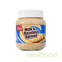 Крем-паста MisterChoc Milk&Hazelnut 400г /уп.12шт/