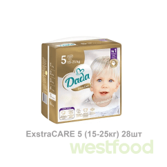 Підгузники Dada ExstraCARE 5 (15-25кг) 28шт/в уп.4шт/