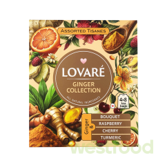 Чай LOVARE Tisanes Ginger Collection Асорті (Імбир) 32 пак /уп.7шт/