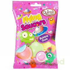 Вафельні дискові цукерки Flying Saucers Bubble gum 26г /уп.30шт/