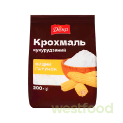 Крохмаль кукурудзяний 200г ДЕКО /уп.30шт/