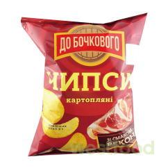 Чипси картопляні До Бочкового 100г Бекон /уп.16шт/