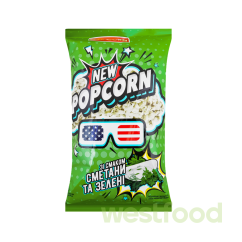 Попкорн Mr'Corn 70г сметана та зелень /в уп.18шт/