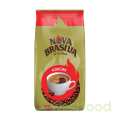 Кава в зернах Nova Brasilia 900г /уп.8шт/