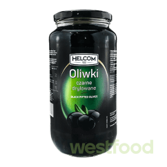 Оливки HELKOM чорні б/к 880г скло /в уп.6шт/