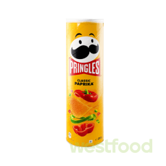 Чіпси Pringles 200г класична паприка  /в уп.19шт/