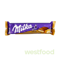 Шоколад Milka  46г Creme&Biscuit батончик /в уп.42шт/