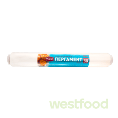 Пергамент Чойсік 38см*50м білий силіконізований /уп.15шт/