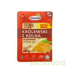 Нарізка Королівський 400г Млекпол /в уп.20 шт/