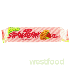 Крекер-сендвіч Грона Полуниця і Лайм начинка 195г туб /уп.21шт/