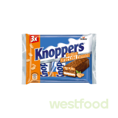 Батончик Knoppers 3*40г Orzeszki ziemne /уп.15шт/