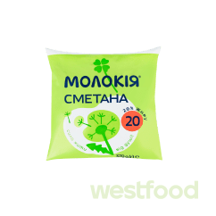 Сметана Молокія 370г 20% плівка
