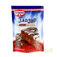 Глазур Dr.Oetker 100г Темний і білий шоколад
