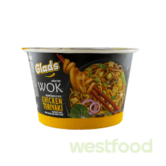 Локшина ш.п.Glads WOK з соусом Курка Теріякі Чаша 95г /уп.18шт/