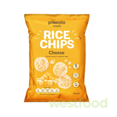Чіпси Рисові Піколо 50г Сир /уп.15шт/